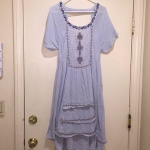 Pale Blue Free People Dress